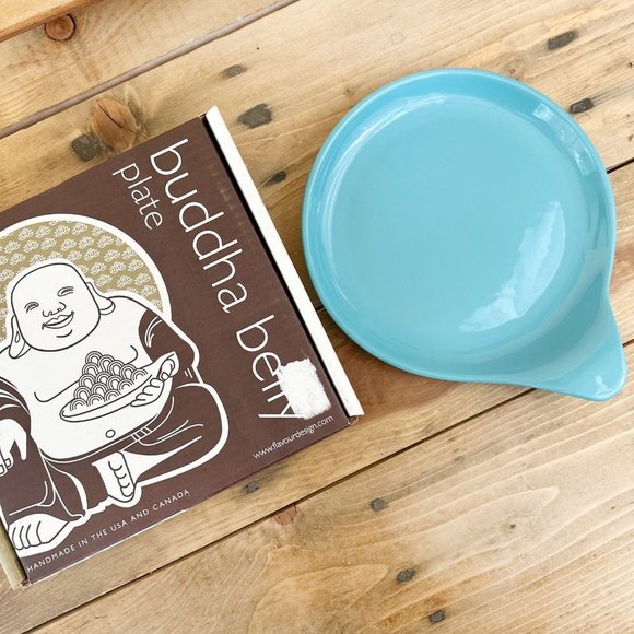 Buddha Belly Plate Blue NIB‎ - Picture 1 of 6